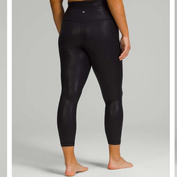 Lululemon Align High-Rise Pant *Shine - Black-  Size 4 - Picture 13 of 13